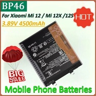 High Quality Battery BP46 3.89V 4500mAh Mobile Phone Replacement for Xiaomi Mi 12X /12S/Mi 12 Cell P