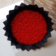 Terbaru Buket Bunga Mawar Flanel Jumbo Untuk Hadiah Wisuda, Ultah,