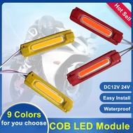 5/10/20 pcs 12V 24V COB 6LED Light Module Truck Side Marker Indicator Light for Car Motorcycle EBike