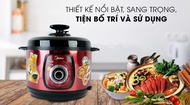Nồi áp suất điện Midea MY-CH501A 5 lít (Mẫu trưng bày mới 99% không thùng)