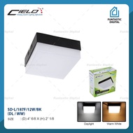 CIELO 12W/18W/24W 4"/7"/8" ROUND/SQUARE BLACK/WHITE LED SURFACE DOWNLIGHT