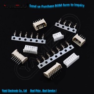 20 sets 1.25Mm Connector Plug Straight And Curved Pin Socket + Spring Piece 2P 3P 4P 5P 6P 7P 8P 10P