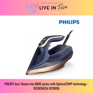 PHILIPS Azur Steam Iron 8000 series with OptimalTEMP technology - DST8050/26 DST8050