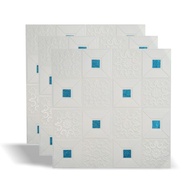 Wallpaper Foam 3D Foam Wallpaper Stiker Foam Peredam Suara Motif Batik