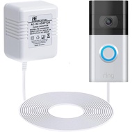 Doorbell Transformer 24V Adapter for Ring Video Doorbell, 16.4ft Long C Wire Power Supply, Compatibl