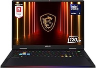 MSI Raider 18 HX AI 18” 120Hz UHD+ Gaming Laptop: Intel Core U9-285HX, NVIDIA Geforce RTX 5090, 64GB