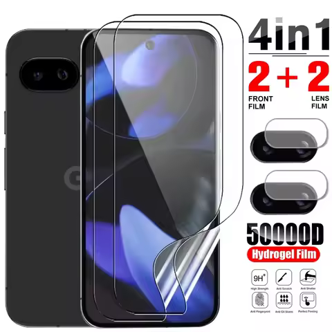 4in1 Hydrogel Film for Google Pixel 11 10 9 8 7 6 Pro XL Soft Clear Screen Protector on Pixel 9A 8A 