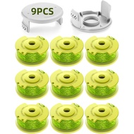 Set 9+2 RYOBI RYOBI Lawn Mower Accessories Lawn Mowing Head AC80RL3/AC14HCA Lawn Mowing Rope Cutting