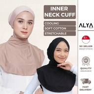 Inner Neck Cuff ( Alya Apparels / Cotton / Breathable / Stretchable / Cooling / Anak Tudung / Hijab 