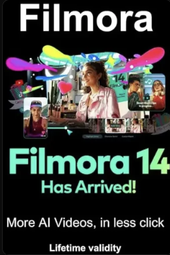 呆呆熊 正版序號永久用 Wondershare Filmora 14 Video 影音剪輯 win 10 11/mac