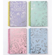 Depai A5-3001-4 Plastic Cover Flower A5 Wire-O Note Book 80pages
