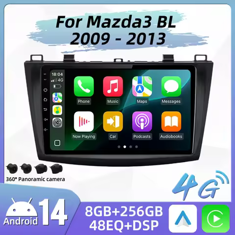 Car Radio For Mazda 3 BL 2009 - 2013 Android Multimedia GPS Navigation Carplay Auto Head Unit Stereo