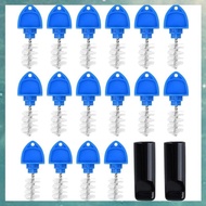 [uhktyltui.vn] Beer Tap Plug Brush 18 Pack for Draft Beer Faucet Cap Plugs Cleaning Tap Rubber Stopp