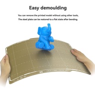 For Panda Build Plate for P1S P1P Sheet Spring Steel 257*257mm Textured Pei Sheet for Bambulabs Heat