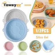 Reusable Air Fryer Silicone Liners Air Fryer Silicone Pot Silicone Air Fryer Liners Food Safe Non St