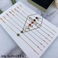 Fashion Boutique, High-Quality Jewelry, Bracelet Four-Leaf Clover Bracelet Single Flower Four-Leaf C