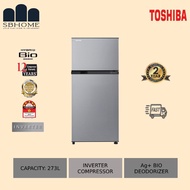 TOSHIBA REFRIGERATOR GR-B31MU(SS) 273L 2 DOOR INVERTER