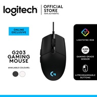 Logitech G203 2nd Gen 8,000 DPI, LIGHTSYNC RGB Wired Gaming Mouse