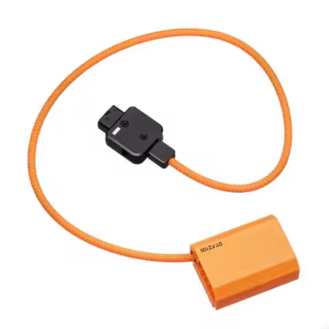 DT-FZ100 D-Tap to NP-FZ100 Dummy Battery Cable Wire DC Coupler Accessory for Sony A7R V/A7 IV/A7S II