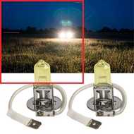 【DOWW】2PCS H3 Amber Xenon Yellow 100W Halogen Car Front Fog light Headlight Bulbs[my]