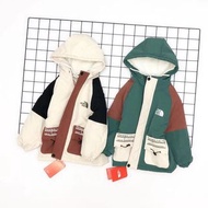 THE NORTH FACE童裝加絨加厚棉衣外套