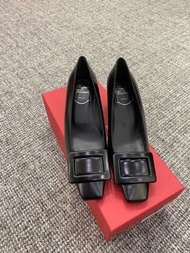 Roger Vivier RV 20FW 黑扣高跟鞋 block heel shoes Size 35, 35.5, 36, 36.5, 37, 37.5, 38 ❤️3️⃣9️⃣8️⃣0️⃣