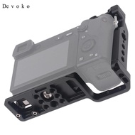 [Devoko] Camera Cage, Protector Built in Cold Shoe Housing for A6500 A6400 Camera Expansion Fill Lig