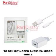 TC ORI 100% OPPO AK933 2A MICRO WHITE
