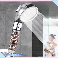 Shanshan Bathroom High Turbo Pressure Shower Head 3 Modes Easy Installation Powerful Energy Saving Water Filter