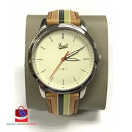 Fossil Man's FS5559 Minimalist Three-Hand Striped TAN Leather Watch