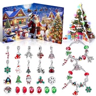Set 3D Bracelet Gift Calendar Mystery Box New DIY Christmas Gift Box Light Show Coming Christmas XJK