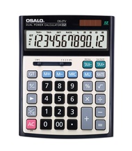 เครื่องคิดเลขตั้งโต๊ะ Osalo รุ่น 2TV หน้าจอ 12 หลักขนาดใหญ่ คิด Tax ได้