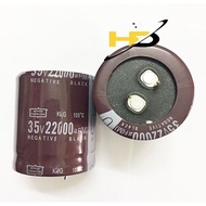 Polarized Capacitor - Capacitor 22000uF 35V Red Brown