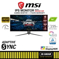 MSI MAG401QR - 40-inch UWQHD IPS 155Hz Ultra Wide Gaming Monitor(3Yrs MSI Warranty)