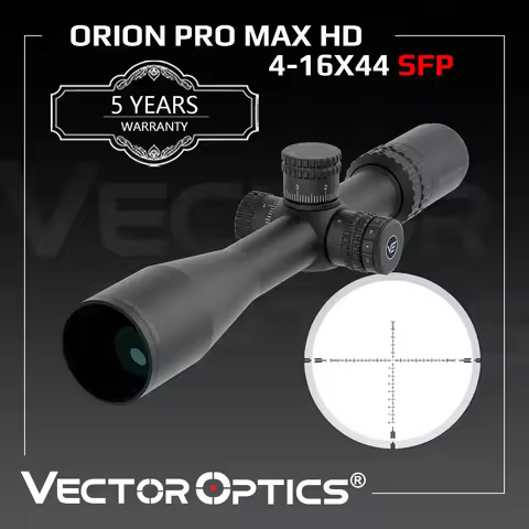 Vector Optics Orion Pro Max 4-16x44 HD SFP Riflescope,Lanthanum Lens for Crisper,Zero Stop Function 