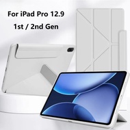 Tablet Case for iPad Pro 12.9 2015 2017 Y-Folding PU Leather Flip Stand Shockproof Cover for Ipad Pr