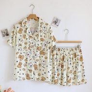 ชุดนอน Muslin Pajamas Organic bamboo รุ่น (A1047 B1047 E1047) | ชุดนอนผู้หญิง