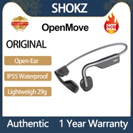 Original SHOKZ OpenMove S661 Bone Conduction Earphone Aftershokz IP55 Water-Resistant Wireless Headset Bluetooth 5.1 Sport Earbuds Open-Ear
