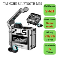 Tai Nghe Bluetooth Không Dây M25 Bản Pro Bluetooth 5.3 Mới Siêu Mạnh Mẽ Âm Thanh Vòm 9D Đỉnh Cao Chố