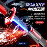 2025 New Style Spark Driver Sword Cyberpunk Samurai Blade Boy Toy Black Technology