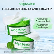 GLAD2GLOW Centella Salicylic Acid Exfoliating Acne Pads