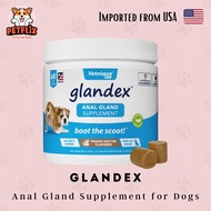 Glandex Anal Gland Support with Pumpkin, Probiotics & Fiber Peanut Butter Soft Chews Dog Supplement