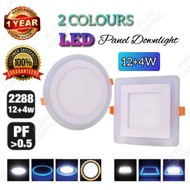 12W+4W 6" 2 Colours LED Panel Downlight [Complete With LED Driver/Transformer
