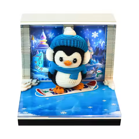 3D Time Piece Calendar 2027 Desk Calendar With LED Light 3d Tree Memo Pad Creative Desk Calendar, Ch
