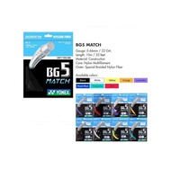 YONEX BG5 MATCH BADMINTON STRING/SOFT FEELING