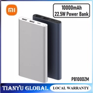 Xiaomi 10000mAh 22.5W PowerBank USB-C Two-Way Quick Charge Portable Battery Charger Max Charging up to 22.5W