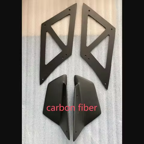 2 Sets Rear Spoiler Brackets For Honda Civic FK7 FK8 Type R Hatchback 5 Door GT Wing