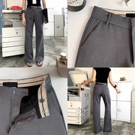 คัตติ้งดีมากกก มีโค้ดลด25% ส่งฟรี! พร้อมส่ง Fashion Store-Stripe Pants รุ่น S3-กางเกงขาวยาว(880)