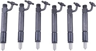 6PCS Fuel Injectors 1813859C91 780335 152M165-7 Compatible With Navistar Engines DT360 DT466