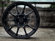 New Car Sport Rim THAILAND WedsSport TC105X Flow Forming 16x7J 4x100 4x114 ET38 Gloss Black - READY 